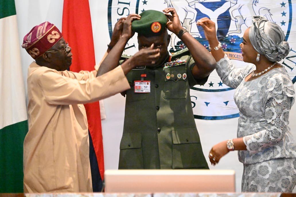 President Tinubu decorates Army Chief, others into new ranks