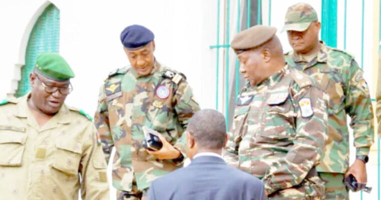 Niger-Republic-junta-leader-General-Abdourahmane-Tchiani-and-some-top-military-officers-in-the-country-761x400