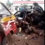 Exclusive: Nigerians react as car refueling at CNG station explode in Edo (Video)