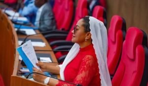 Natasha-Akpoti-Resumes-in-Senate-Takes-New-Seat-Assigned-By-Akpabio-